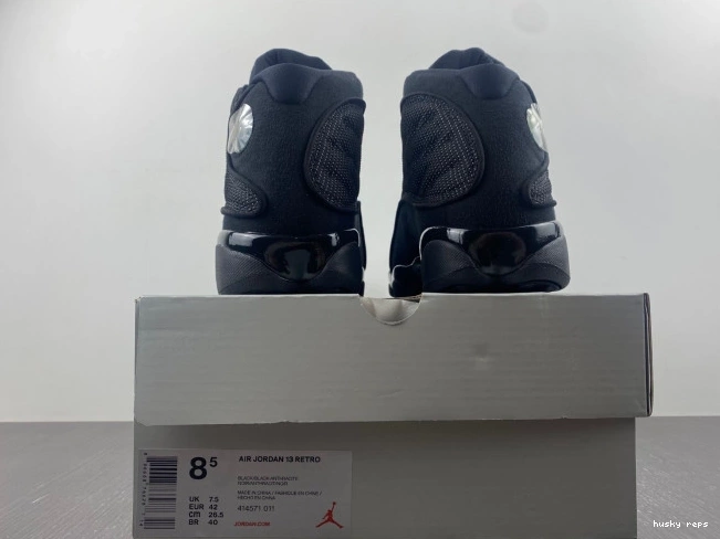Rep Husky Cat Retro 13 Air Jordan 414571-011 Black 0811